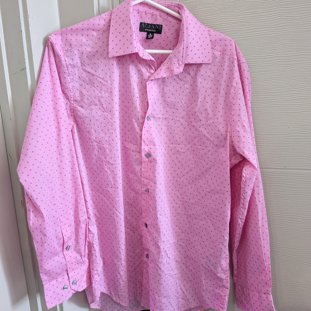 Alfani Light Pink Button Down Shirt